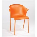 Euro Style 90048 Meadow Chair Melon 4 Pack by Euro Style