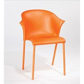 Euro Style 90048 Meadow Chair Melon 4 Pack by Bar Stools