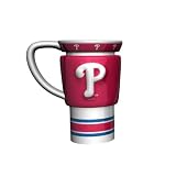 MLB Philadelphia Phillies Boelter 16 Ounce Sculpted Travel Mug