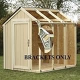 2x4basics 90192 Shed Kit, Peak Style Roof