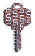 San Diego Padres Schlage SC1 House Key