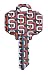 San Diego Padres Schlage SC1 House Key