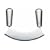Master Class Acero Stainless Steel Hachoir/Mezzaluna, 18 cm