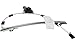 Evan Fischer Power Window Regulator With Motor Compatible with Jeep Liberty 2002-2006 Front, Passenger Side Fits One-Touch Switch Ball stud style Replaces# 68059644AA