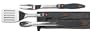 Chefs Basics HW5206 3-Piece Stainless-Steel Light-Up Barbecue Tool Set with Storage Pouch