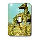 Dogs Greyhound - Brindle Greyhound - Light Switch Covers - single toggle switch