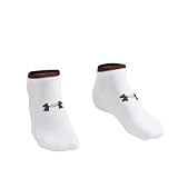 (アンダーアーマー)UNDER ARMOUR UA 3Pソックスノーショウ SAL4417 アクセサリー メンズ ソックス SAL4417 WHT WHT MD