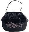 Lux de Ville Retro HOPE Black Deluxe Clutch Handbag