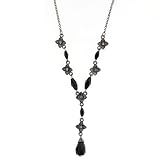 Betty's Briolettes Black Diamonds Hues Necklace