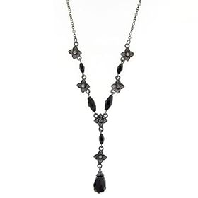 Betty's Briolettes Black Diamonds Hues Necklace