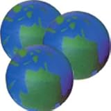 Earth Squeeze Balls - 12 Pc World Globe Relax Balls
