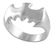 Stainless Steel Bat Signal High Polish Band