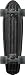 Globe: Bantam Dip Sticks Skateboard - Black / Black / Clear Black