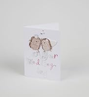 Hedgehog Couple Wedding Card