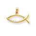 14k Ichthus Fish Pendant