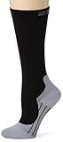 IMAGE OF 2XU Women's Compression Race Sock (Black/Grey, Small)