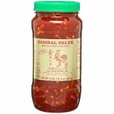 Huy Fong Sambal Oelek Sauce - Fresh Ground Chili Paste, 18 Ounce Bottle