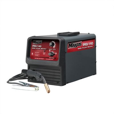 120V MIG Flux Welder with Regulator Wire 2 Extra Nozzles