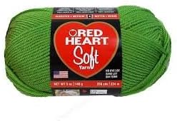 Bulk Buy: Red Heart Soft Yarn (2-pack) E728-4420 Guacamole