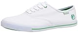 Firetrap Mens Smarti Canvas Pump White/Green