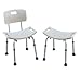 2016 Tool-free Spa Bath Tub Bathtub Shower Chair Seat Bench with Back