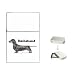 dachshund9 - Dachshund Smooth Flip Top Lighter