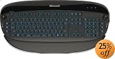Microsoft Reclusa Game Keyboard USB Port CD-ROM Blak 9VU-00015