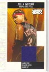 2005-06 Topps Luxury Box Industry Anchors Relics #A13 Allen Iverson - Philadelphia 76ERS (Piece of Authentic Warm UP - Serial #d to 279) (Basketball Cards)