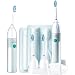 Philips Sonicare Essence E5550 Rechargeable Toothbrush System with 2 Handles, 4 Brush Heads, 1 Brush Head Holder, 2 Travel Cases