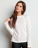 Bella Ladies Crew-Neck Long Sleeve T-Shirt. B6500