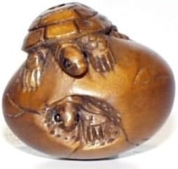 Turtles Hatching ~ Ojime Bead