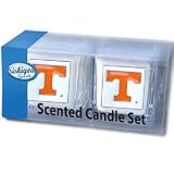 Tennessee Volunteers 2 pack of 2x2 Candle Sets (4 Total) - NCAA College Athletics Fan Shop Sports Team Merchandise