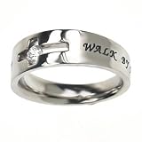 Walk By Faith Solitaire Ring