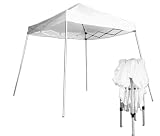 Light-Duty - Portable 10' x 10' Folding Aluminum Canopy - Blue, Light Weight