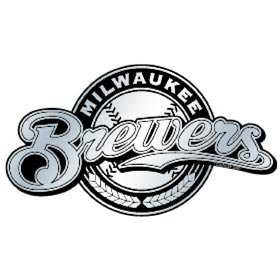 Milwaukee Brewers Silver Auto Emblem