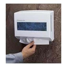 WINDOWS 09214 White ScottFold Compact Towel Dispenser