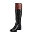 REFRESH ALTO-03 Women's Low Heel Side Zip Knee High Simple Comfort Riding Boot