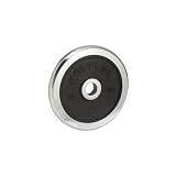 KETTLER Chrom-Gummi Hantelscheibe, chrome/black, 1,25 kg, 07441-700