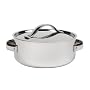 Gordon Ramsay by Royal Doulton Stainless-Steel 4-Quart Casserole with Lid