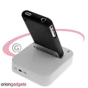 Sync & Charge Flexible Cradle for Apple iPod Touch 3G (White)