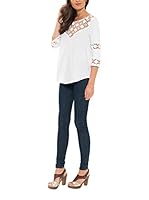 ALMATRICHI Blusa (Blanco)