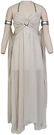 Halloween Adult Game of Thrones Daenerys Targaryen Costume Deluxe Dress (XXL)