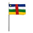 Central African Republic Flag 4 x 6 inch