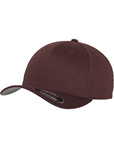 Yupoong Adult Flexfit Wooly Combed-Twill Cap - Black
