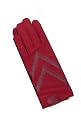 Unlined Women's Driving Gloves by ISOTONER (Red Regular)