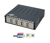 4-port 3.5 Front Panel USB 2.0 Hub bay