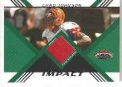 2008 Stadium Club Impact Relics #IRCHJ Chad Johnson - Cincinnati Bengals (Piece of Authentic Game-Worn Jersey Serial #1349) (Football Cards)