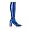 Navy Blue Patent GoGo Boots