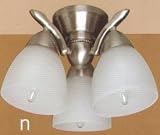 Hunter 28508BN Soft Contemporary 180watt 3-Light Brushed Nickel