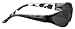 Body Glove 90214 V-Line High Impact Safety Glasses, Black Frame, Smoke Lens